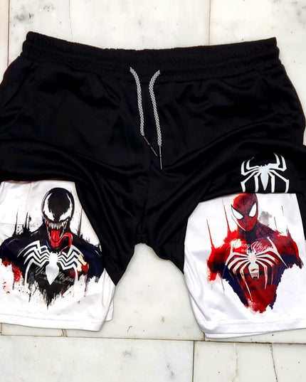 Spiderman VS. VENOM "Gym Shorts"