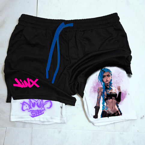 Arcane "Jynx "Gym Shorts"