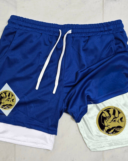 Power Ranger "Blue" Gym shorts