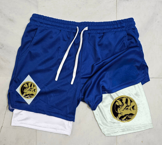 Power Ranger "Blue" Gym shorts