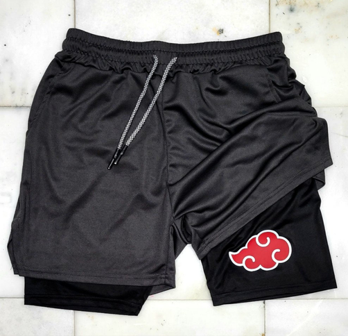 Red Cloud "Anime × Gym" Shorts