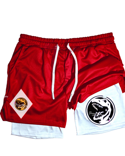 Red Power Ranger "" Gym shorts