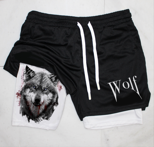 Stay Hungry "WOLF" Gym Shorts