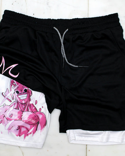 Majin Buu VS Mystic Gohan "Anime × Gym" Shorts