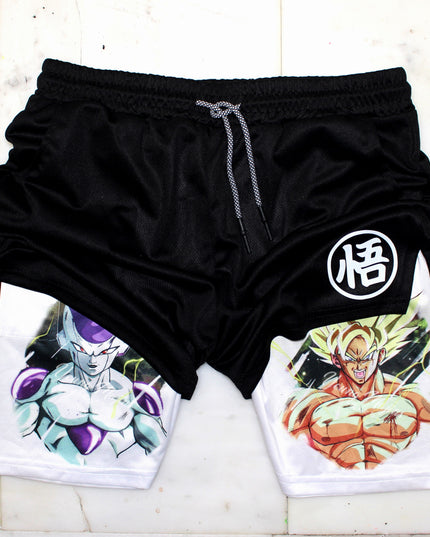 Ss Goku VS Frieza "Anime × Gym" Shorts