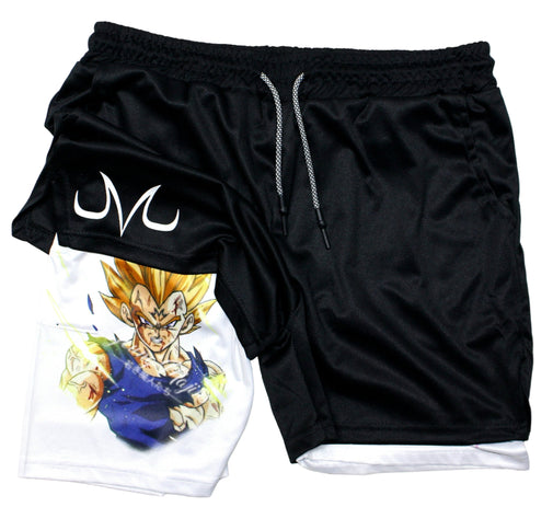 Majin Vegeta's Sacrifice "Anime Gym" Shorts