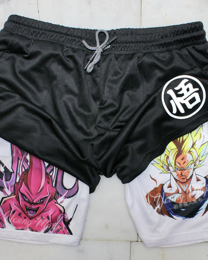 Kid Buu Vs Goku "Anime × Gym" Shorts