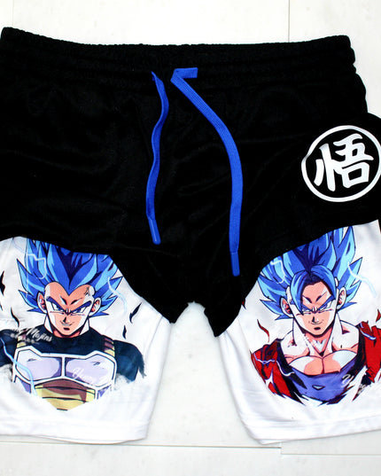 Ssb Goku vs. Ssb Vegeta "Gym shorts"