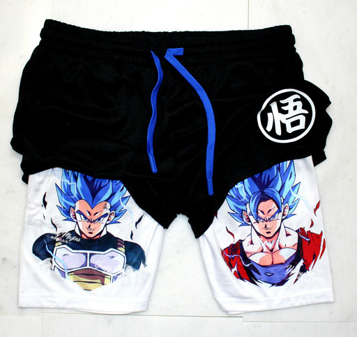 Ssb Goku vs. Ssb Vegeta "Gym shorts"