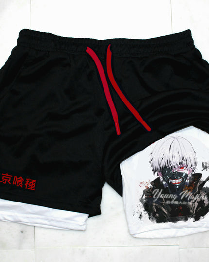Toky Ghoul"anime Gym Short"
