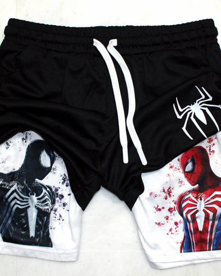 Spiderman VS. Symbiote "Gym Shorts"