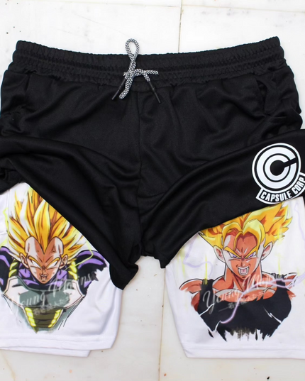Vegeta and Trunks Duo "Gym Shorts