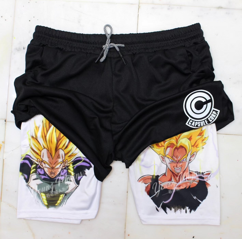 Vegeta and Trunks Duo "Gym Shorts