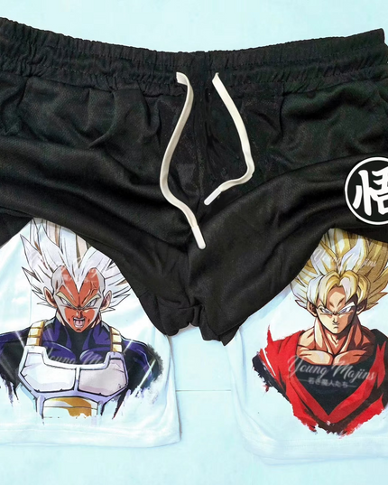 Goku VS Vegeta "Anime × Gym" Shorts