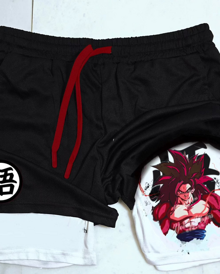 Ss4 Goku "Gym" Shorts