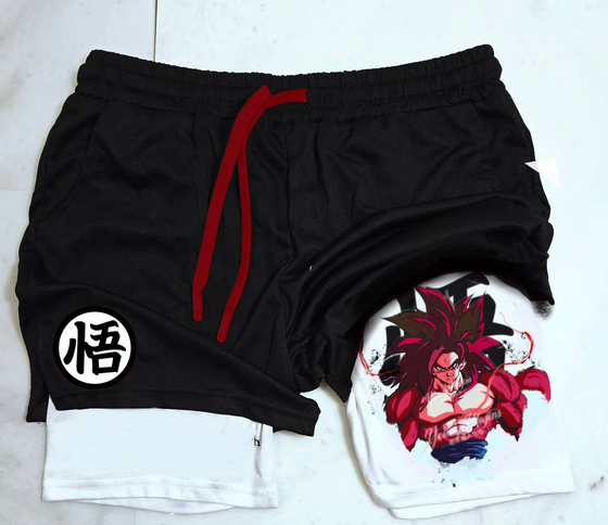 Ss4 Goku "Gym" Shorts