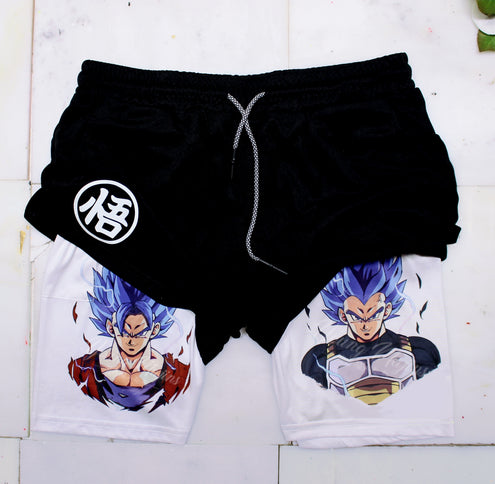 Ssb Goku vs. Ssb Vegeta "Gym shorts"