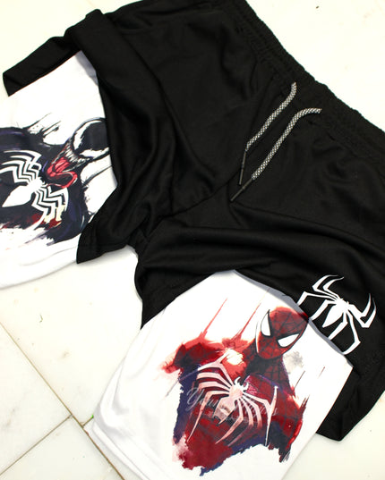 Spiderman VS. VENOM "Gym Shorts"