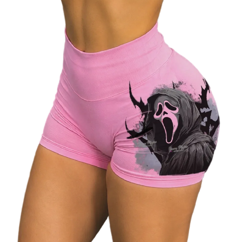 Ghost Face Highwaist Shorts