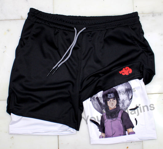 Anbu Itachi Gym Shorts