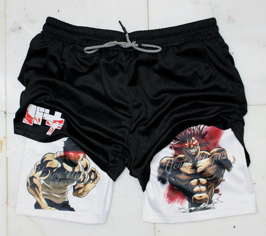 Baki "anime Gym Short"