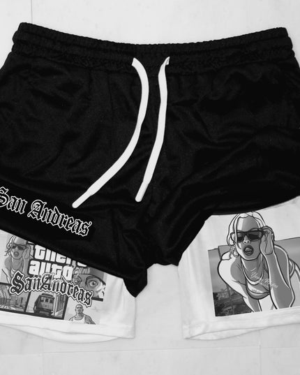 San Andreas "GTA" Gym Shorts