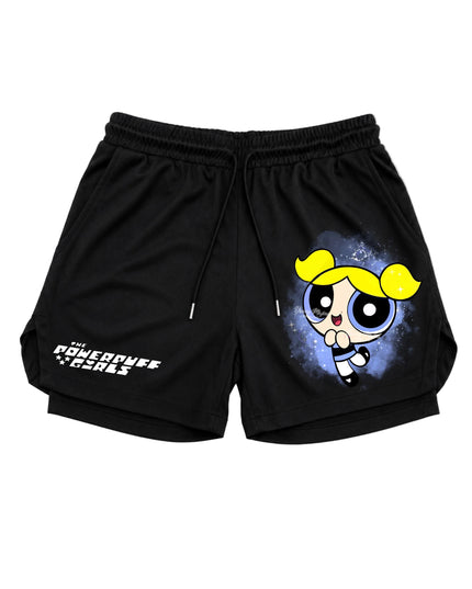Bubbles "PowerPff" Gym Shorts