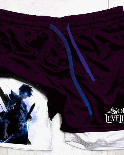 Solo Leveling  "Anime" Gym Shorts