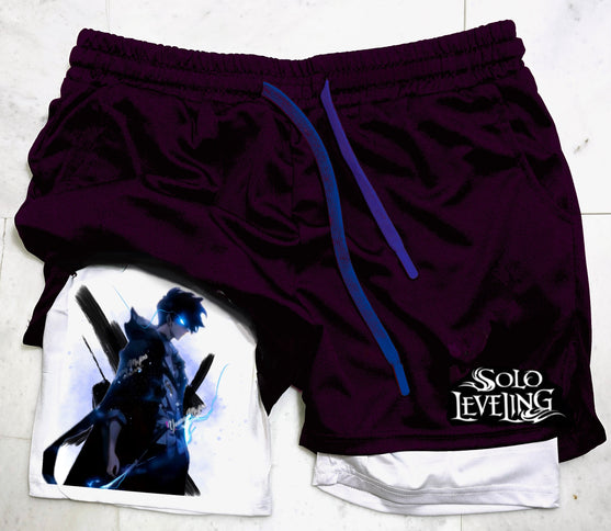 Solo Leveling  "Anime" Gym Shorts