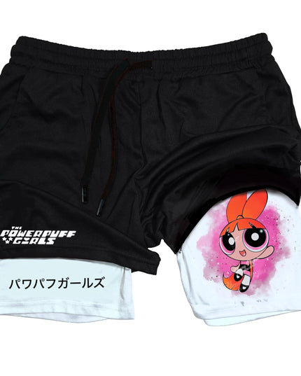 Blossom "PowerPuff" Gym Shorts