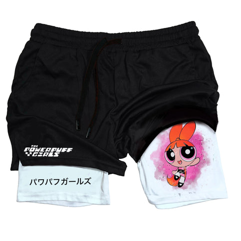 Blossom "PowerPuff" Gym Shorts