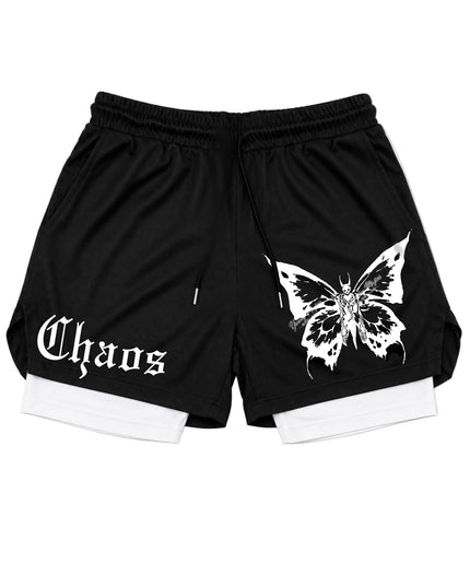 Gothic Butterfly "Gym" Shorts