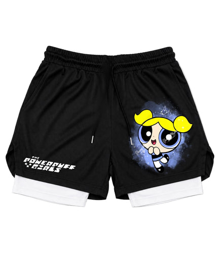Bubbles "PowerPff" Gym Shorts