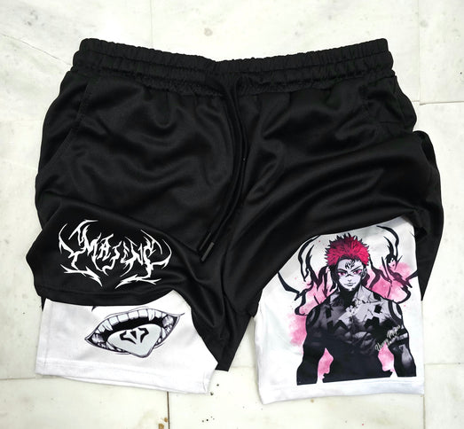 Sukuna "Anime × Gym" Shorts
