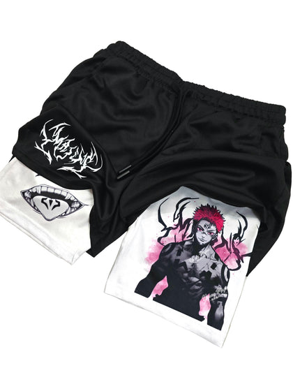 Sukuna "Anime × Gym" Shorts