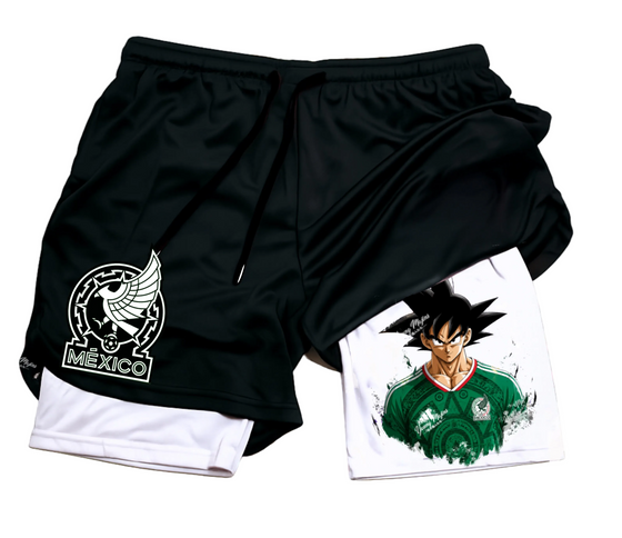 Goku "Mexico "world cup Shorts