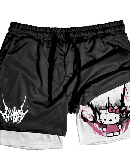 Chaos Kitty "Gym" Shorts