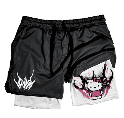 Chaos Kitty "Gym" Shorts