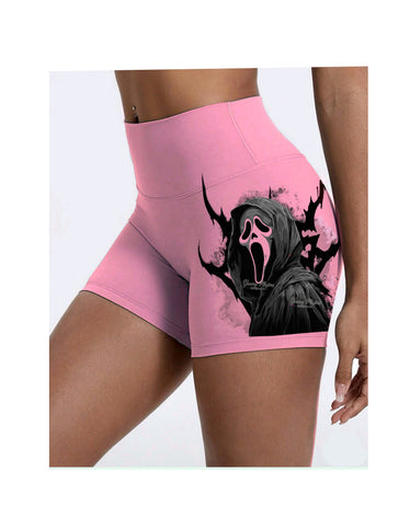 Ghost Face Highwaist Shorts