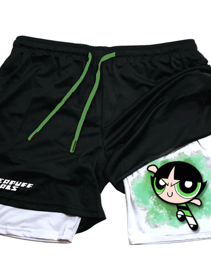 Buttercup "PowerPuff" Gym Shorts
