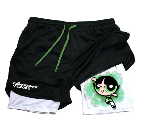 Buttercup "PowerPuff" Gym Shorts