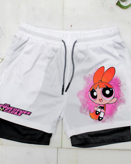 Blossom "PowerPuff" Gym Shorts