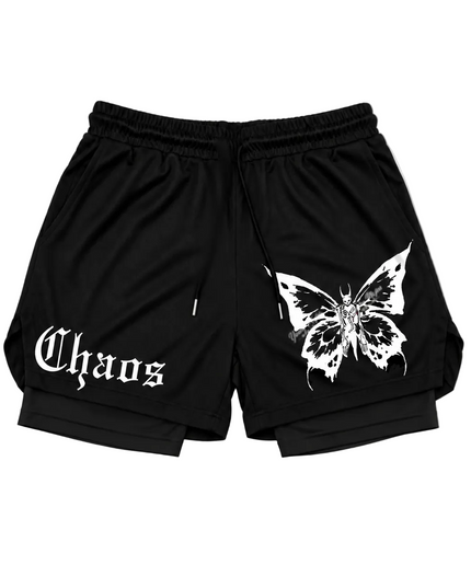 Gothic Butterfly "Gym" Shorts