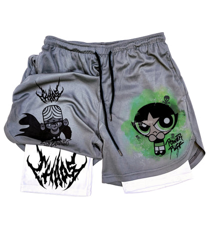 Buttercup "PowerPuff" Gym Shorts