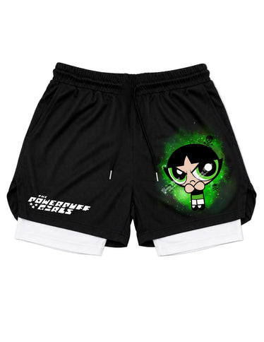 Buttercup "PowerPuff" Gym Shorts