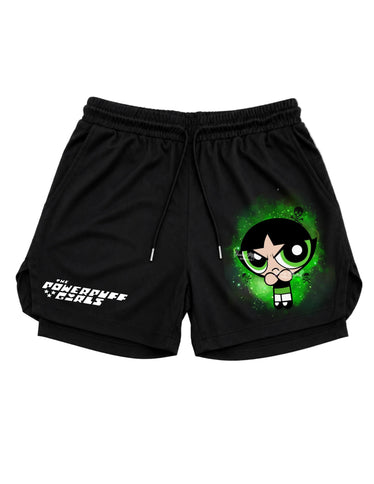 Buttercup "PowerPuff" Gym Shorts