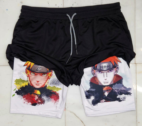 Leaf vs Rain "Anime × Gym" Shorts